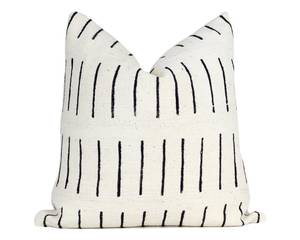 No. 45x45 Organic Cotton Living Room <b>Sofa</b> Throw Cushion Case Cover Embroidered Hand Block Dabu Printed <b>Brown</b> Leaves Dots - Product Image 4