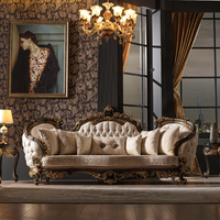 Ensembles de fauteuils design pour la maison, ensembles de canapés Chesterfield, meubles de style turc avec structure en bois, mobilier royal
