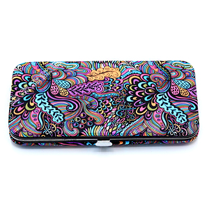 Kit de pinces à cils magnétiques en plastique léger de haute qualité étiquette personnalisée vente chaude conception de fleurs vide mallette de rangement carrée - Product Image 3