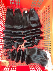 Extensiones de Cabello Vietnamitas Remy, Extensiones de Cabello Humano Semibondadas, Mechones de Cabello Tejidos a Máquina - Product Image 1