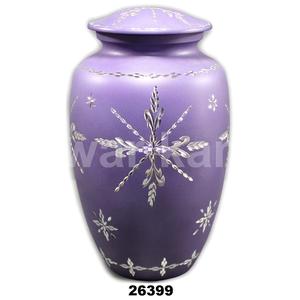 Venta al por mayor de calidad superior superventas diamante corte púrpura adultos cremación urnas para cenizas - Product Image 1