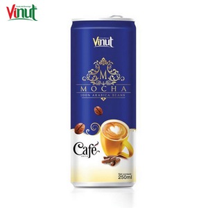 VINUT Can (estañado) de 250ml, máquina de café Mocha personalizada, fabricante de los mejores productos empaquetados - Product Image 1