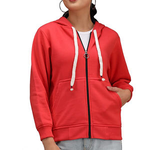 New Custom Logo Gym Clothing Zip Up Sports Hooded Coat Slim Fit Fitness <b>Workout</b> Gym Outdoor Running Crop Top <b>Hoodie</b> For Women - Product Image 1