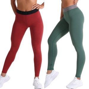 Leggings de sport avec bande élastique pour femmes, pantalon de Fitness, Compression, personnalisé, de haute qualité, vente en gros - Product Image 1