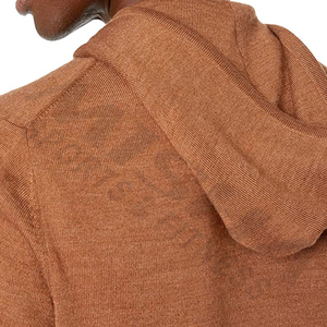 Hot Seller Great Ever Style Zip up Hoodies Competitive Price <b>Men</b> Brown <b>Zipper</b> <b>Hoodie</b> Hooded Customized Logo Design Fleece Fabric - Product Image 3