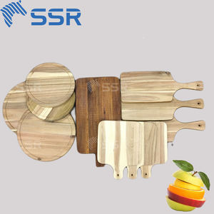 Planche à découper de cuisine de Restaurant, outil de service en bois d'acacia - Product Image 1