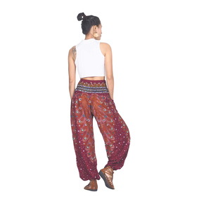 Napat Clothing Peacock Heaven 58 pantalones bombachos para mujer, en rojo PP0004 020058 02, listos para enviar - Product Image 3