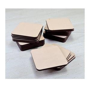 Posavasos de MDF personalizado, posavasos de madera maciza de Acacia para café, decoración del hogar, cocina, posavasos de MDF a la venta - Product Image 5
