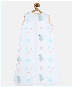 Sac de couchage d'hiver en mousseline de coton biologique certifié GOTS 100% Babies Custom Printed Animal Cartoon Tog Layers Christmas - Product Image 3