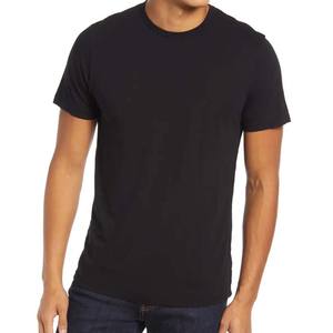 Camiseta texturizada de punto de algodón pesado para hombre, camisetas de algodón peinado - Product Image 3