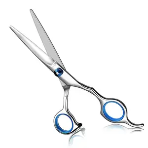 Professional Barber Hair Scissors Custom Design Wholesale Cheap Price Custom Handle Scissors Hair Cutting Salon Shears Scissors