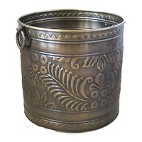 Grand pot intérieur et extérieur, jardinière carrée galvanisée noire, grand pot d'intérieur, jardinière carrée galvanisée blanche