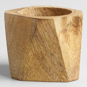 Anneaux de serviette en bois porte-serviettes en perles de bois de ferme pour décoration de mariage taille personnalisée - Product Image 5