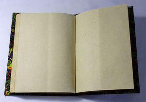 Handmade mềm tái chế da bìa trang vẽ phác thảo cuốn sách gạo Quà Tặng Giấy OEM bút chì da Tạp Chí máy tính xách tay A5 - Product Image 5