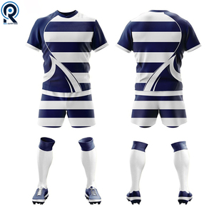 Uniformes de Rugby Sublimados Personalizados de Primera Calidad, Conjuntos Deportivos con Logotipo Personalizado, Uniforme Deportivo de Rugby 100% Poliéster - Product Image 3
