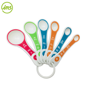 ชุดช้อนตวงพลาสติก6ชิ้นคละสี - Product Image 1