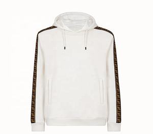 White <b>Men</b> Plus Size Hoodie <b>Pullover</b> Knitted Waterproof Washed Plaid Custom Color <b>Sleeveless</b> Fleece Stylish High Quality Cheap - Product Image 3