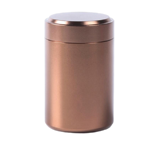 Conteneur de stockage de médicaments en cuivre de créateur Conteneur de taille personnalisée de forme ronde de la fabrication à la maison Arts - Product Image 1