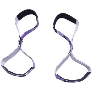 2025 personalizado camuflaje algodón figura 8 correas de elevación neopreno acolchado gimnasio entrenamiento muñequeras gran oferta equipo de levantamiento de pesas a granel - Product Image 6