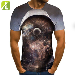 T-shirt à manches courtes respirant et écologique en coton 100% de haute qualité, avec logo personnalisé et motif en sublimation 3D, vente en gros - Product Image 5