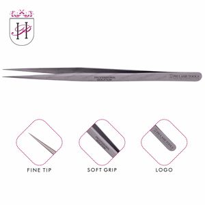 Vetwil — pinces professionnelles pour faux-cils, pinces à épiler professionnelles et personnelles, en acier inoxydable, pour extensions de cils, vue parfaite - Product Image 2