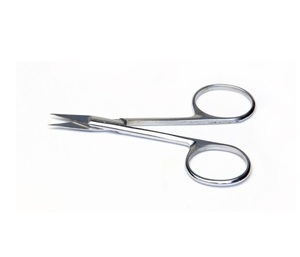 เครื่องมือผ่าตัดเกรดเยอรมันกรรไกรขนาดเล็ก8ซม. ตรงปลายคมสแตนเลส - Product Image 4