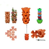 Pots de jardinage en tour empilables hydroponiques