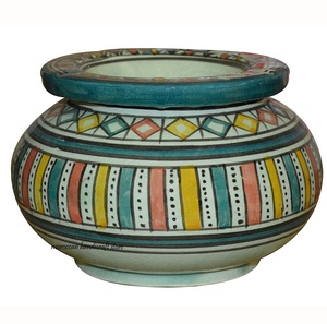 Moroccan Handicraft <b>Ceramic</b> <b>Ashtray</b> Modem Style Pottery Creative Office Home Decoration MA 5 Days Standard Safe Packing - Product Image 3