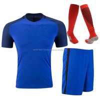 Uniforme de Fútbol Personalizado al por Mayor de la Mejor Calidad, Nuevo Modelo Original, Uniforme Deportivo con Transferencia Térmica, Conjunto de Camiseta de Fútbol de Equipo, Spandex/Algodón