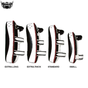 Gran oferta de almohadillas tailandesas curvas con logotipo personalizado impreso OEM Boxeo MMA PU/PVC Material IRON PUNCH INDUSTRIES Marca Precio bajo - Product Image 6