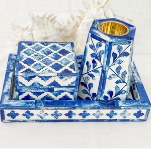 Mother Of Pearl Inlay Bakhoor กล่องใส่แจกันดอกไม้,สำหรับตกแต่งบ้านให้เป็นระเบียบ - Product Image 6