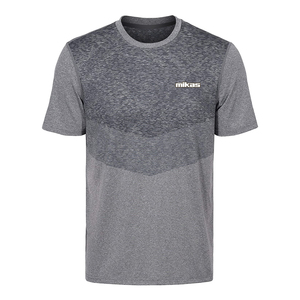 Nouveau design à manches courtes col rond sport musculaire hommes Fit hommes t-shirts de course - Product Image 4