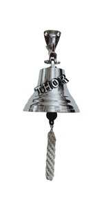 Sonnette de porte en laiton poli chromé Supports muraux pour navires nautiques pour modèle coulé sur le thème de la musique intérieure et extérieure - Product Image 3