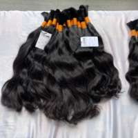 Cabello a granel alineado con cutícula virgen cruda de alta calidad, tejido de cabello brasileño rizado virgen, cabello virgen alineado con cutícula sin procesar