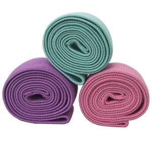 Jeu de bandes de résistance en tissu, 3 pièces, longues, exercice physique, résistantes - Product Image 2