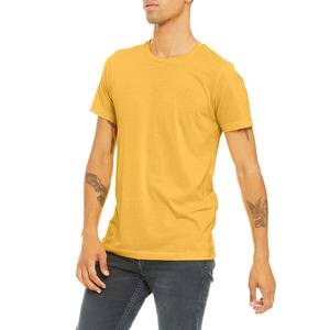 Camisetas de tres mezclas Camiseta de Jersey unisex de algodón pesado Camisetas personalizadas Heather Bella + Canvas Unisex Heather T Shirt Mayoristas - Product Image 5