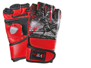 ถุงมือฝึก MMA แบบปรับแต่งได้ตามต้องการผลิตจากหนังวัวแท้ดีไซน์โลโก้ส่วนตัว - Product Image 5