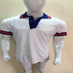 Polos pour hommes personnalisés de couleur différente avec col et manchettes OEM - Product Image 1