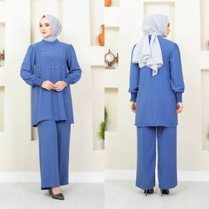 อาบายาคาฟตานเสื้อผ้าอิสลามสำหรับผู้หญิง,เสื้อคลุมกิโมโนสไตล์ดูไบอาหรับมุสลิมแฟชั่นอิสลามชุดเดรสเรียบง่ายคุณภาพสูงจากตุรกีสำหรับฤดูกาลใหม่ - Product Image 5