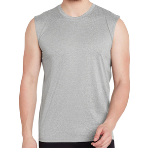 Casual blank slim fitness high quality solid color 100%cotton summer wear wholesale <b>men</b> <b>shirt</b> tank top man sleeveless <b>shirts</b> - Product Image 6
