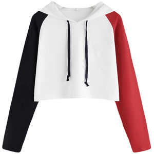 Sweat à capuche pour femme, sweat-shirt design personnalisé de haute qualité, haut court - Product Image 3
