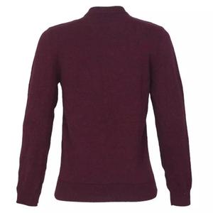 Pull-over en maille fine à col en V pour homme, manches longues, coton biologique, collection en gros du Bangladesh - Product Image 2