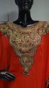 งานคริสตัลหินหนัก Farasha Kaftan Caftan/ชุด Kaftan แบบดั้งเดิม - Product Image 2