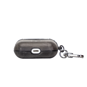 Funda para AirPods de cuero genuino personalizada JUPP, funda protectora hecha a mano, soporte para auriculares inalámbricos de lujo, proveedor OEM personalizado - Product Image 4