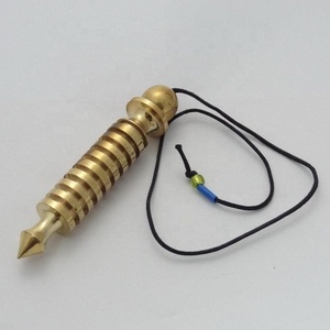 4 Isis Pendulum 9 <b>Ring</b> <b>Plate</b> Brass Copper Gold Silver Plated Metal Therapy Meditation China Modern Sculpture Dowsing Pendulum - Product Image 2