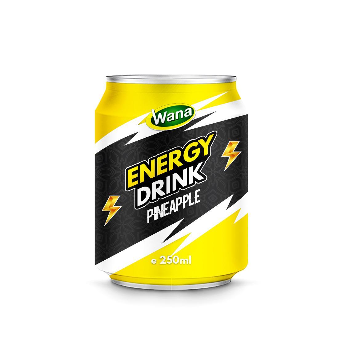 Energy Boosting Drink with Optional flavour Manufacturer 250ml Canned