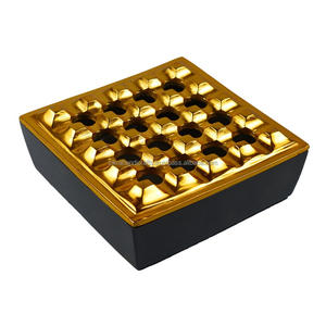 Cendrier design à plaques multiples Cendrier à grille Combo Finition Vaisselle Jardin Bar Maison et Hôtel Bureau Cendriers design - Product Image 4