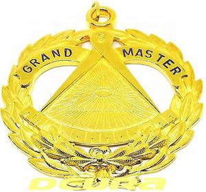 Masónica Collar delantal bordado a mano Grand Lodge pasado maestro colgante accesorios masónicos insignias - Product Image 5