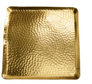 ถาดโลหะทองเหลืองเป็นมิตรกับสิ่งแวดล้อมถาดอเนกประสงค์และมีสไตล์สำหรับจัดระเบียบหรือตกแต่งด้วยความหรูหรา - Product Image 1