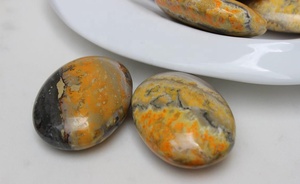 Piedra de Palma de abeja pulida de alta calidad, roca curativa de abeja adorable para un amor conmovedor y una decoración de cocina alegre - Product Image 4